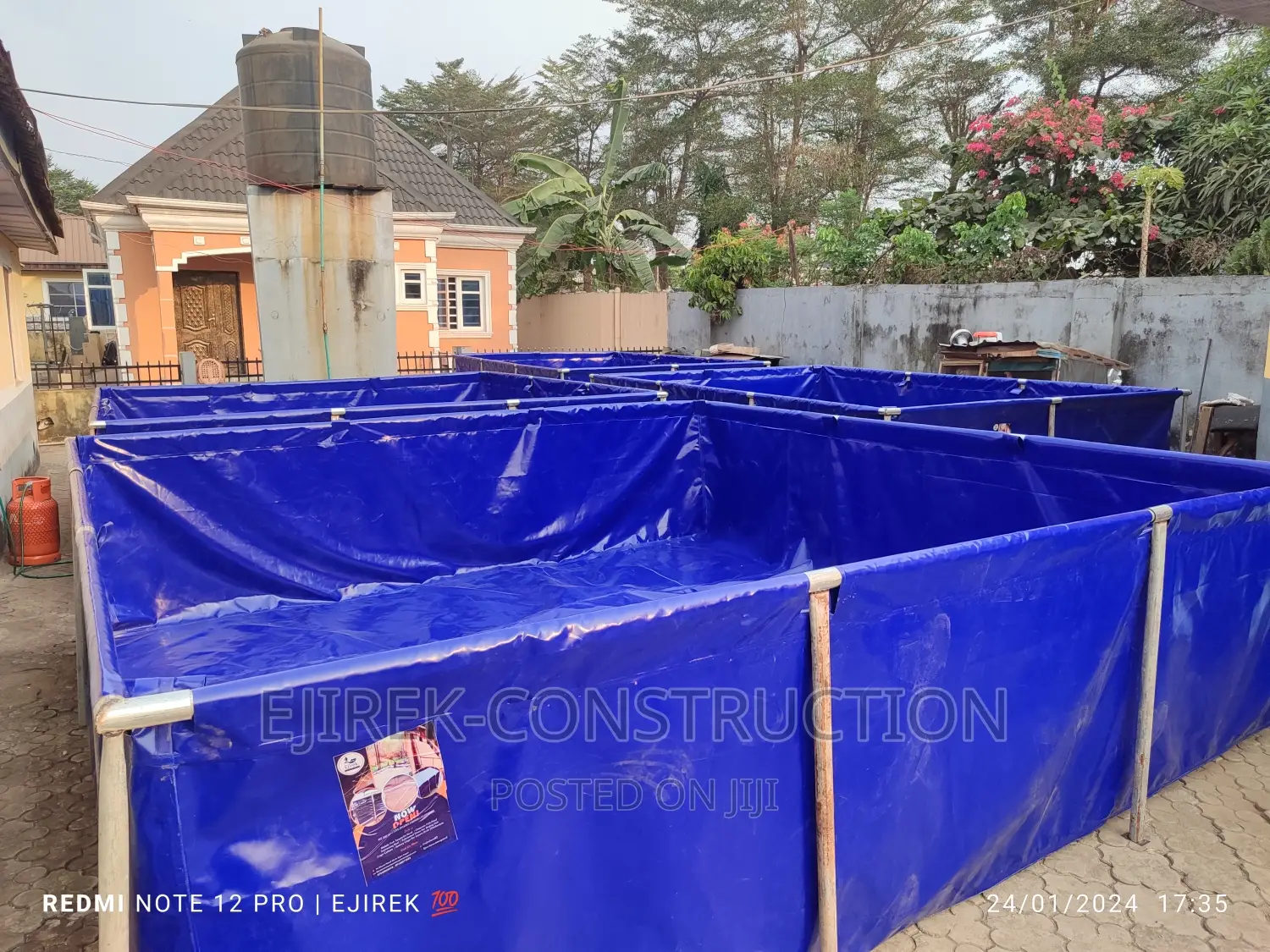 Mobile Fish Pond Tarpaulin ( Payment on Delivery)
