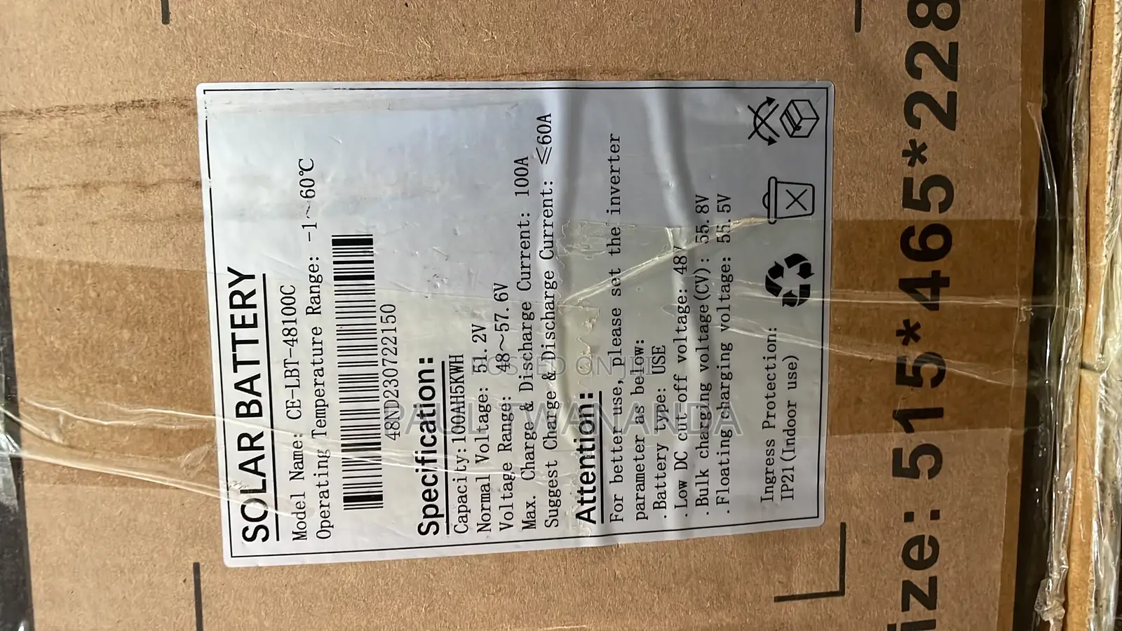 5kwh 48V Cworth Lithium Ion Batteries