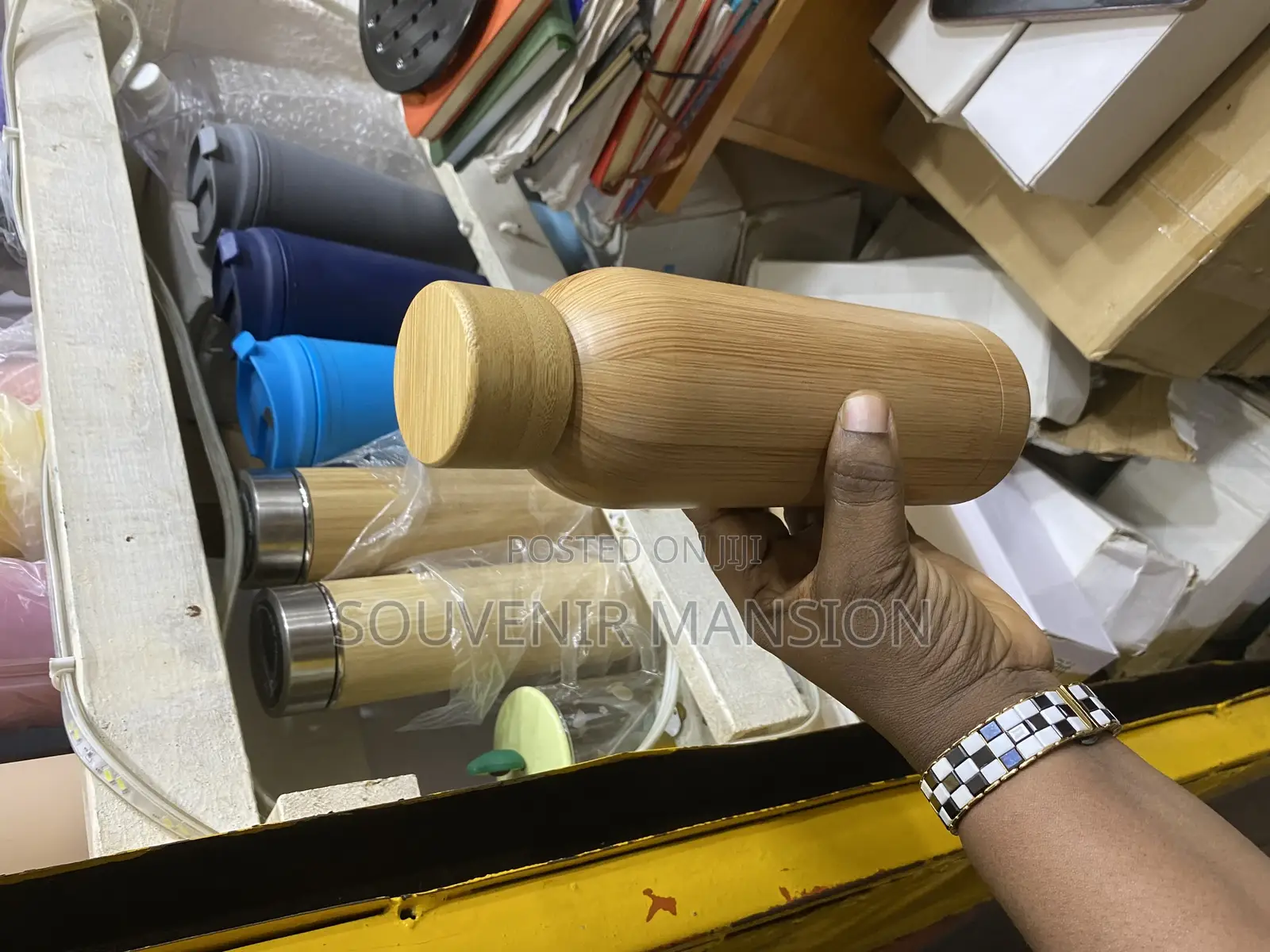 500ml Wooden Water Flask