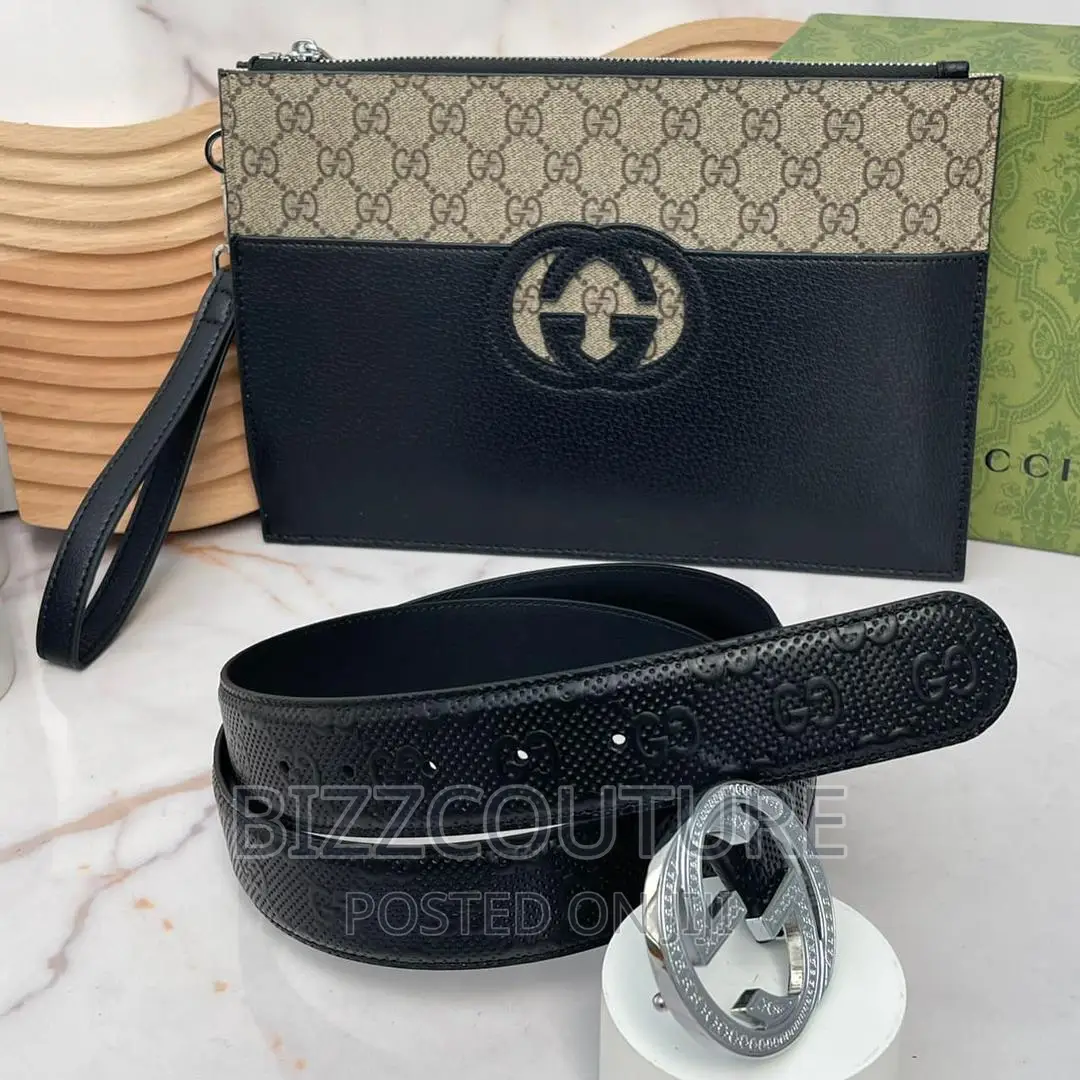 Original GUCCI Leather Belts Available in Store