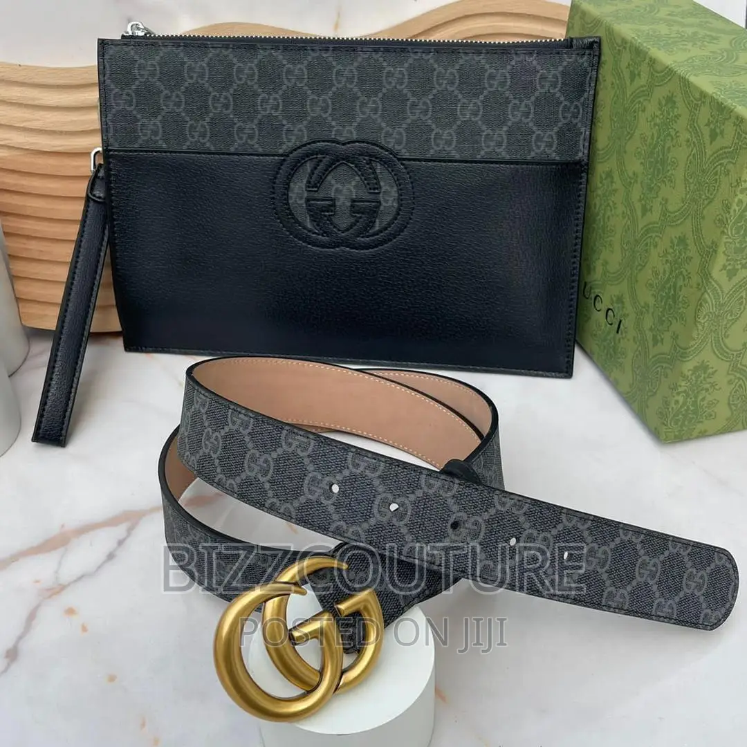 Original GUCCI Leather Belts Available in Store