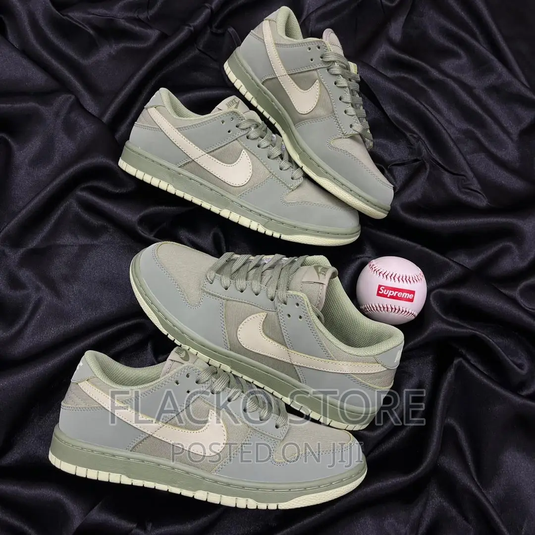 Original Nike Dunk Low Premium Oil Green Sneakers
