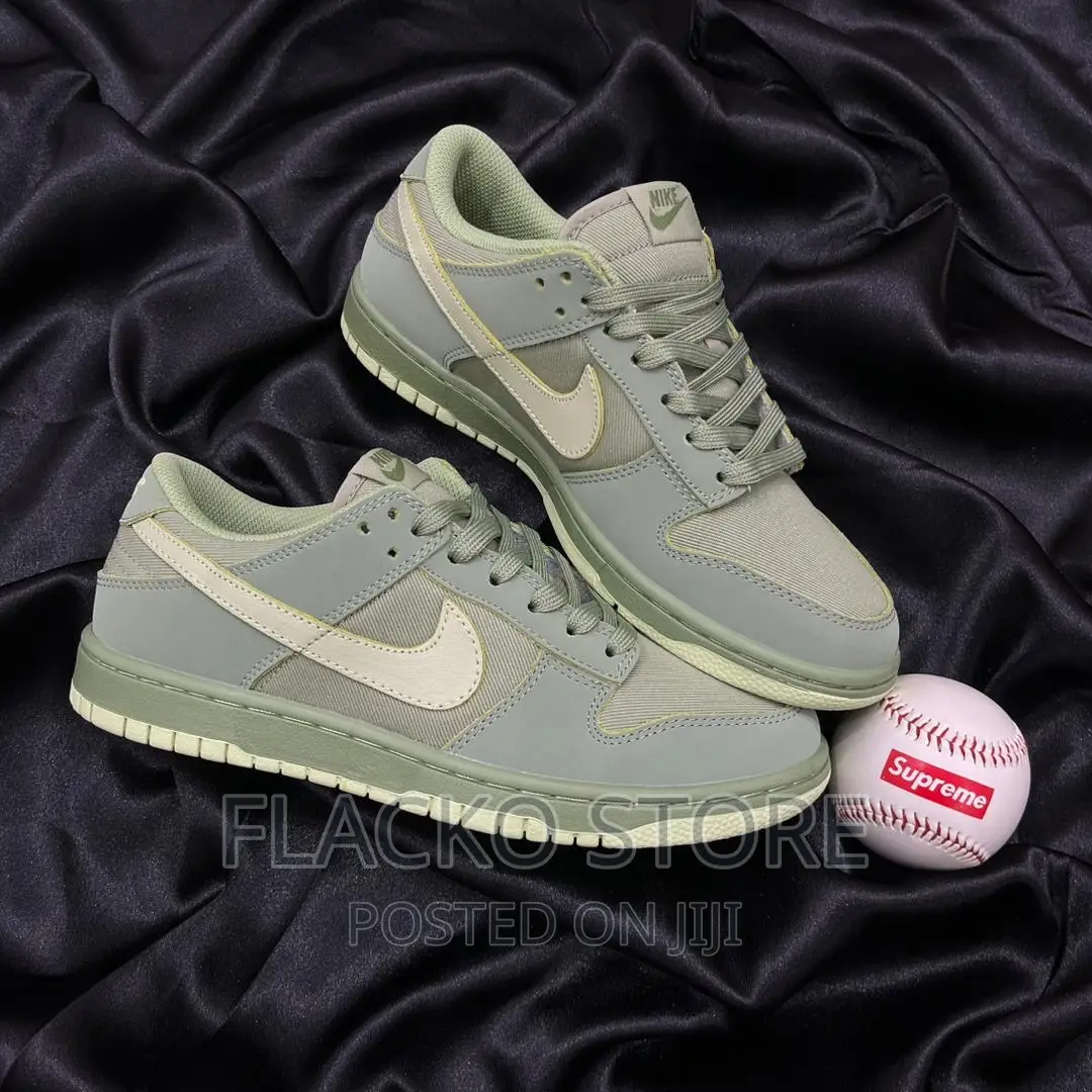 Original Nike Dunk Low Premium Oil Green Sneakers