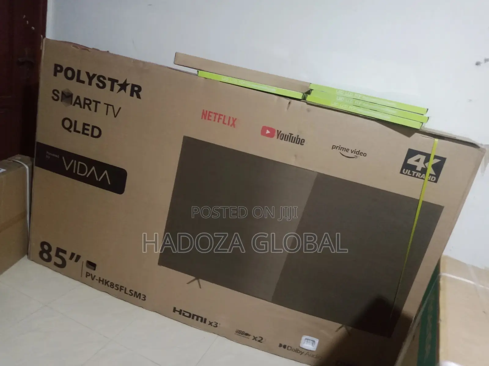 85inches Polystar Smart Tv- Qled