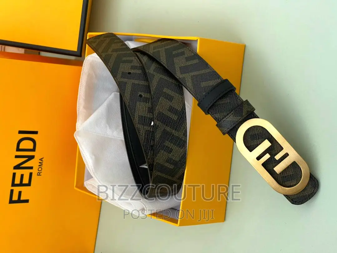 Original FENDI Leather Belts Available in Store