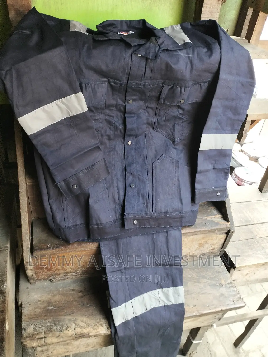 Safety Coverall With Reflector