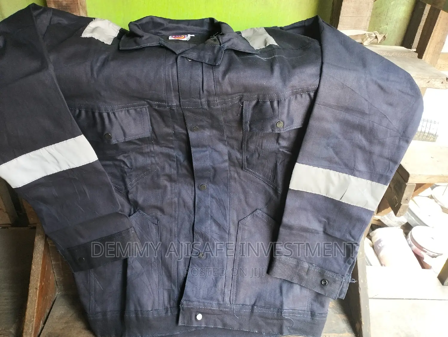 Safety Coverall With Reflector