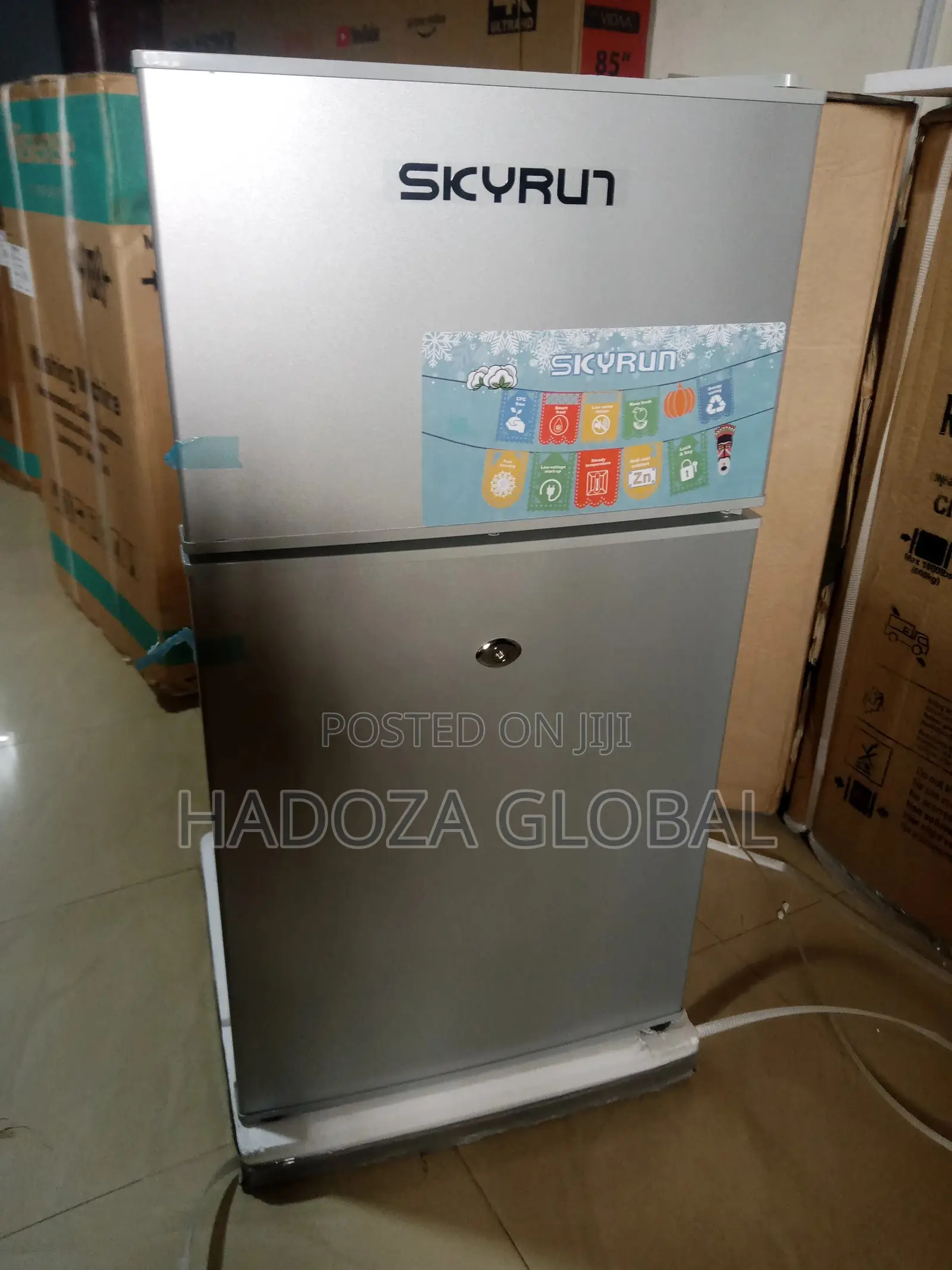 NEW Skyrun BCD-85hc Double Door Refrigerator