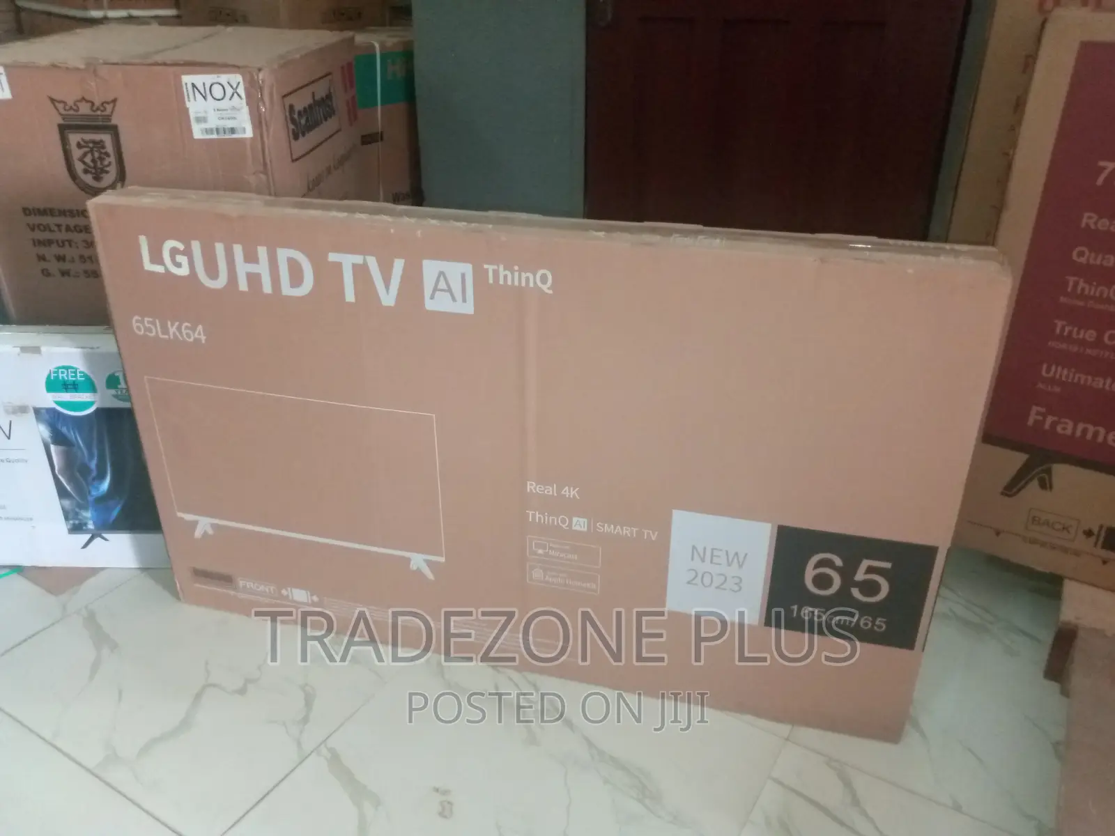 65" LG Smart Television With Bluetooth