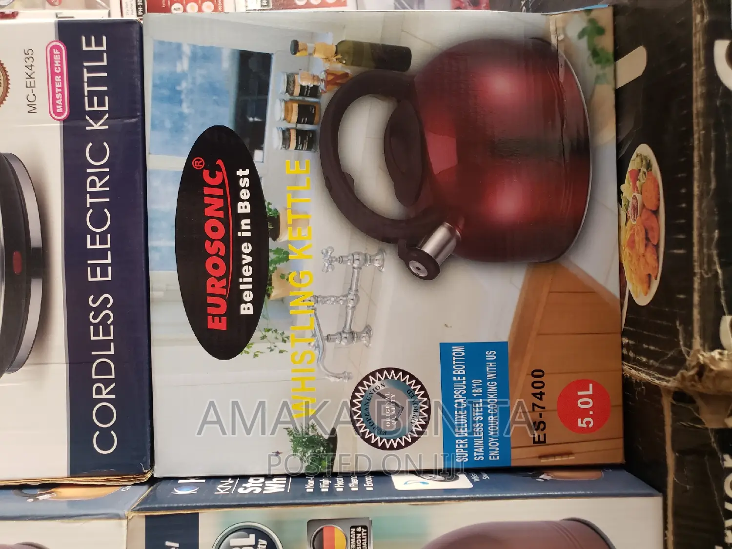 Euros Eurosonic Whistling Kettle