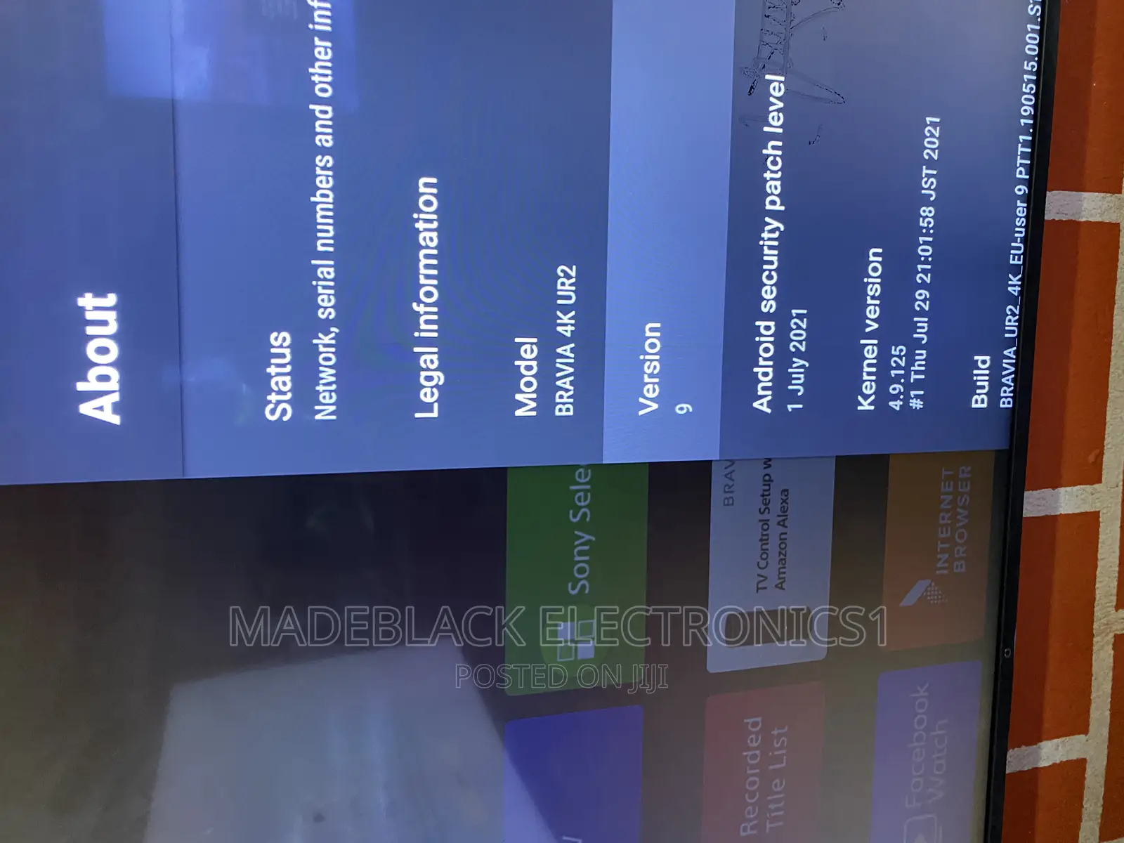 Sony 55 Inches Android Tv