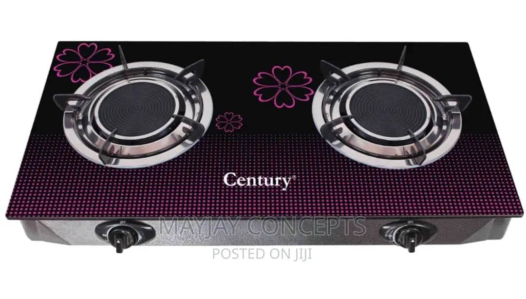 Century Infrared 2-Burner Glass Top Gas Stove CGS 201-B