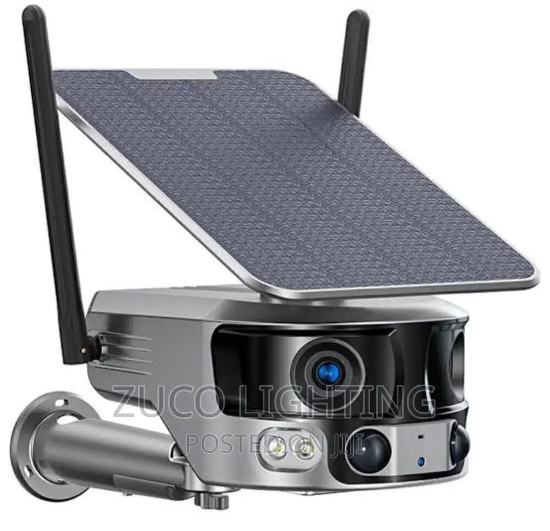 4G Wifi Solar Security Cameras CCTV Outdoor Dual Lens Ultra