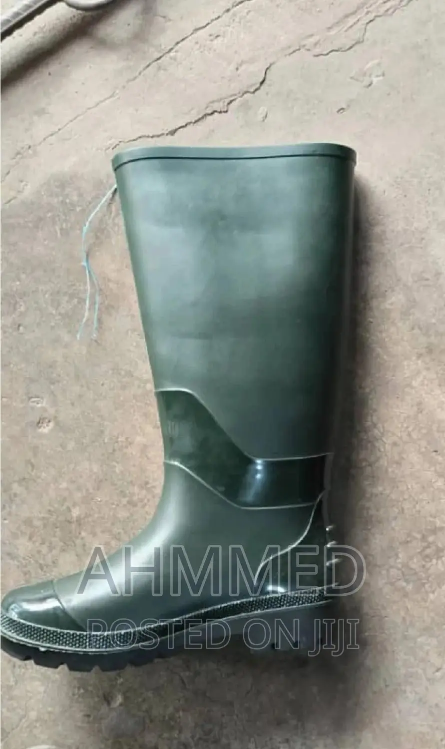 Green Rain Boots