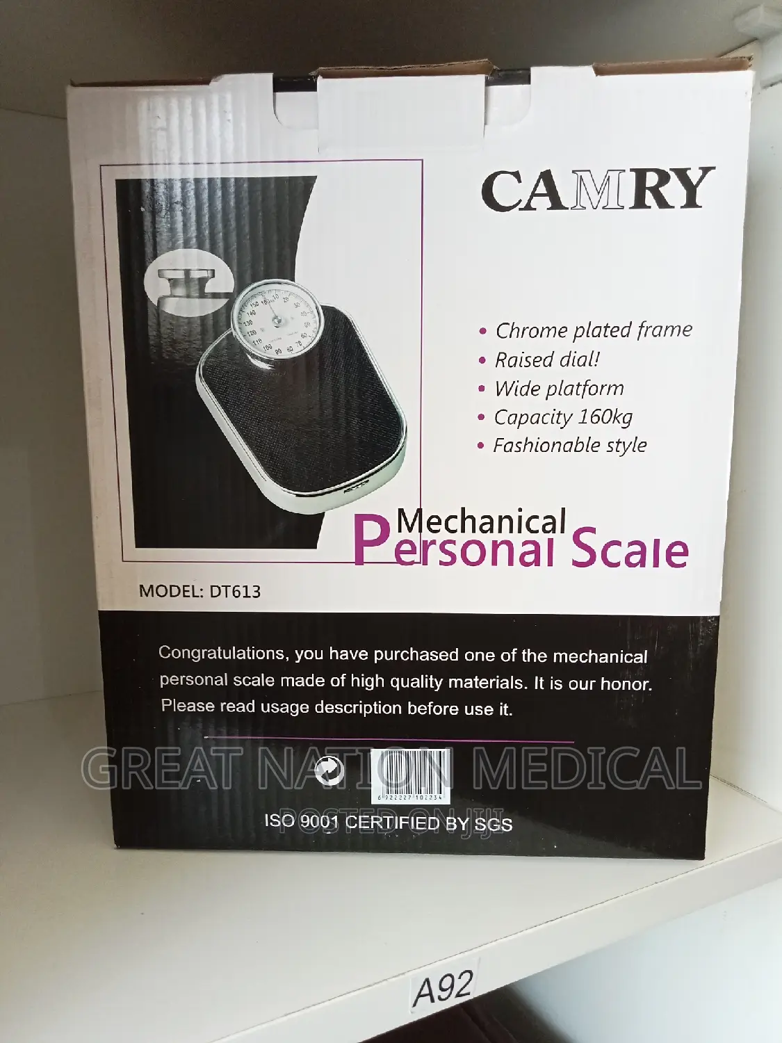 Camry Mechanical Personal Scale