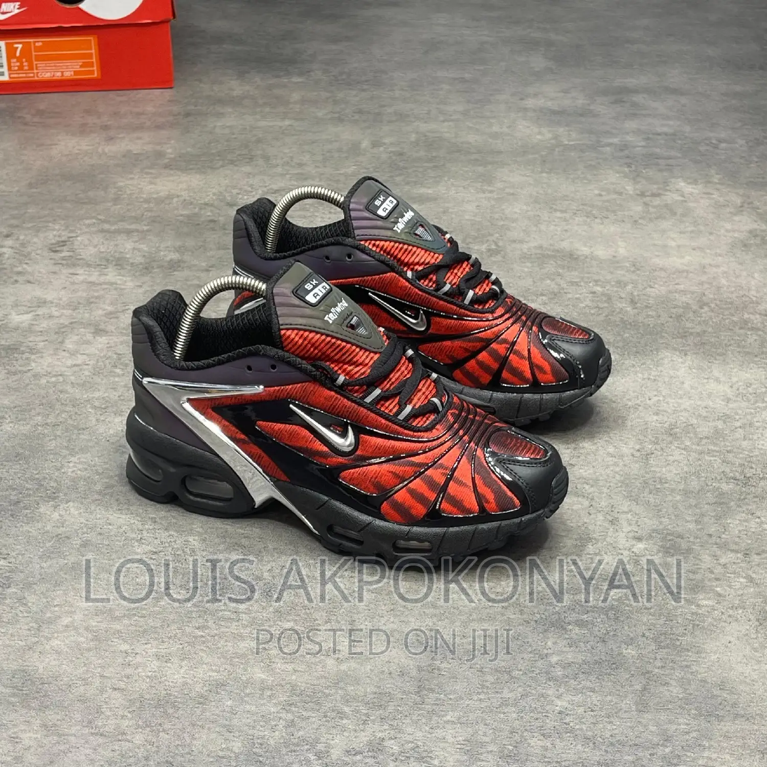Nike X Skepta Airmax Tailwind 5 Bloody Chrome Sneakers