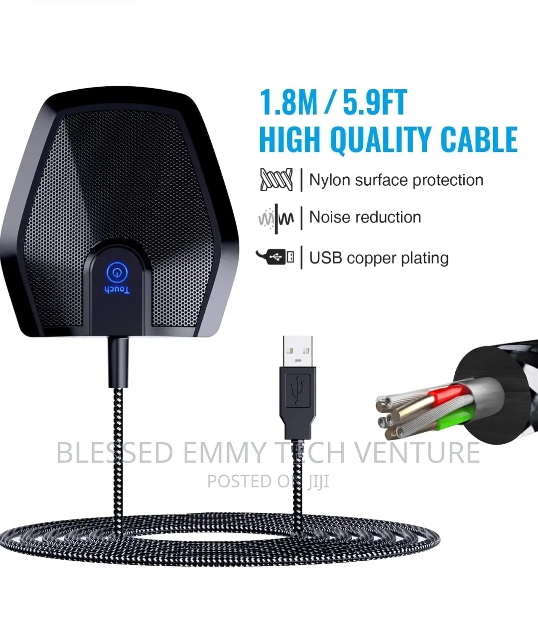G11 Conference Usb Microphone, Omnidirectional Condenser Pc