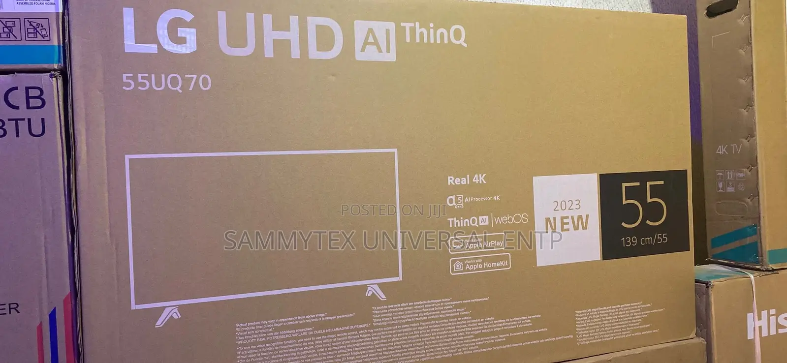 Brand New Lg 55" Smart Led Tv With 2years Warranty Sign