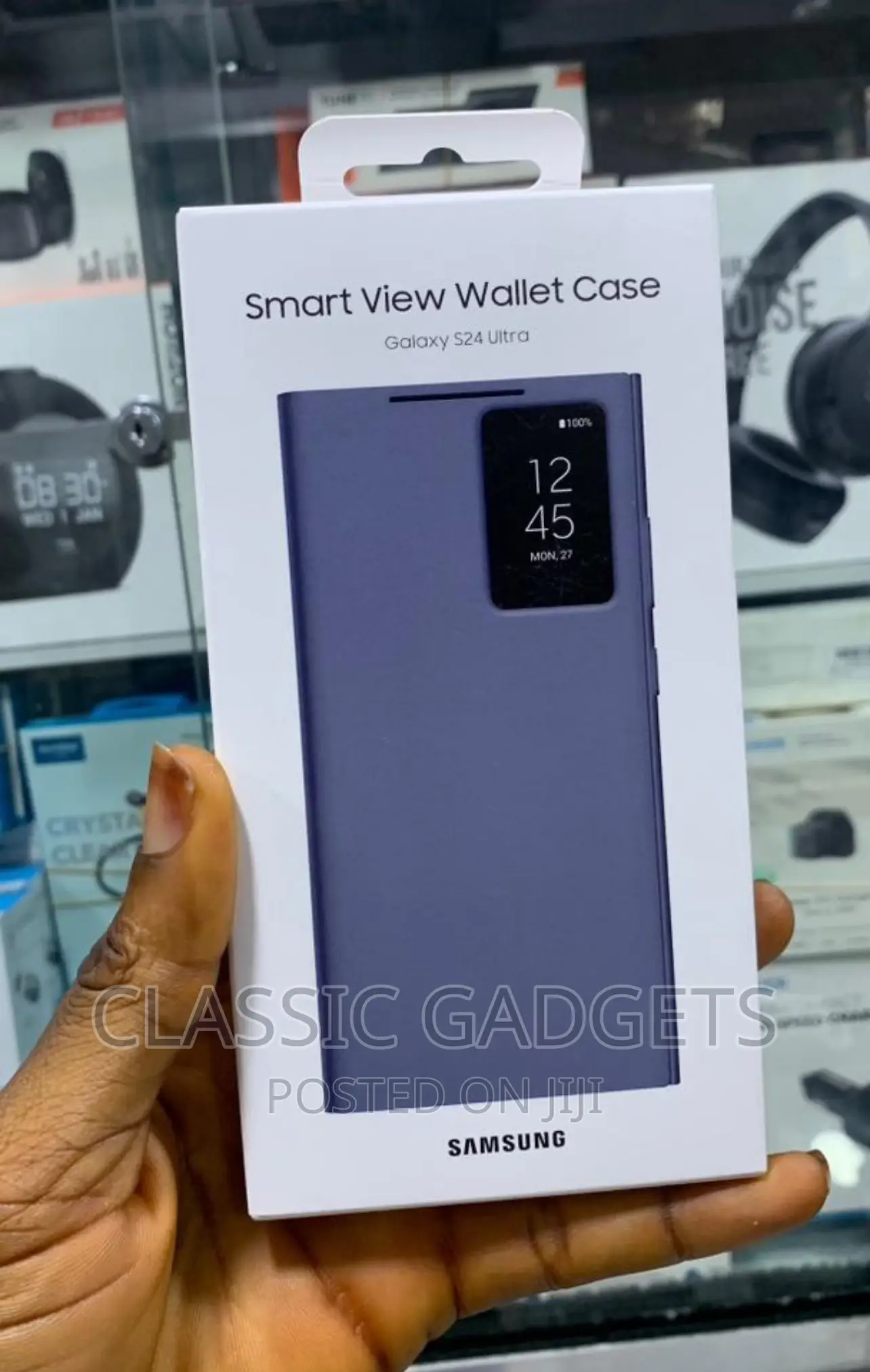 Smart Clear View Flip Cover for Samsung Galaxy S24 Series