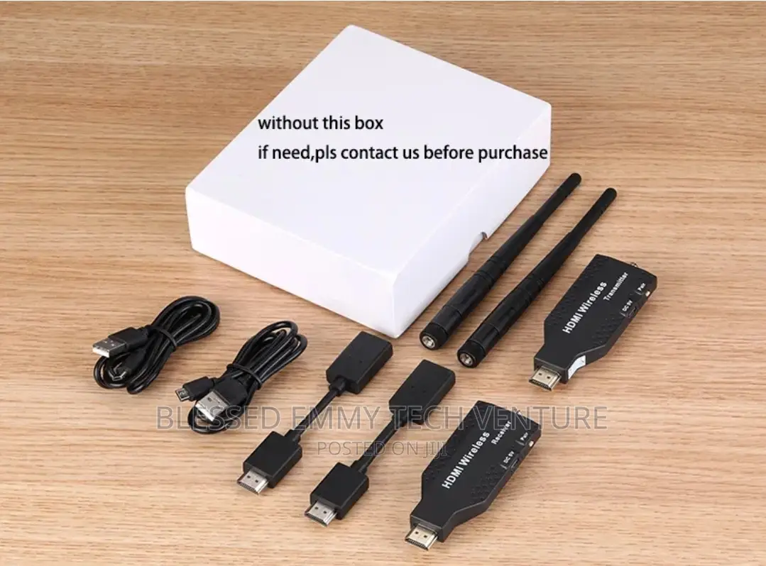 Wireless Hdmi Transmitter and Receiver for Camera Pc to Tv