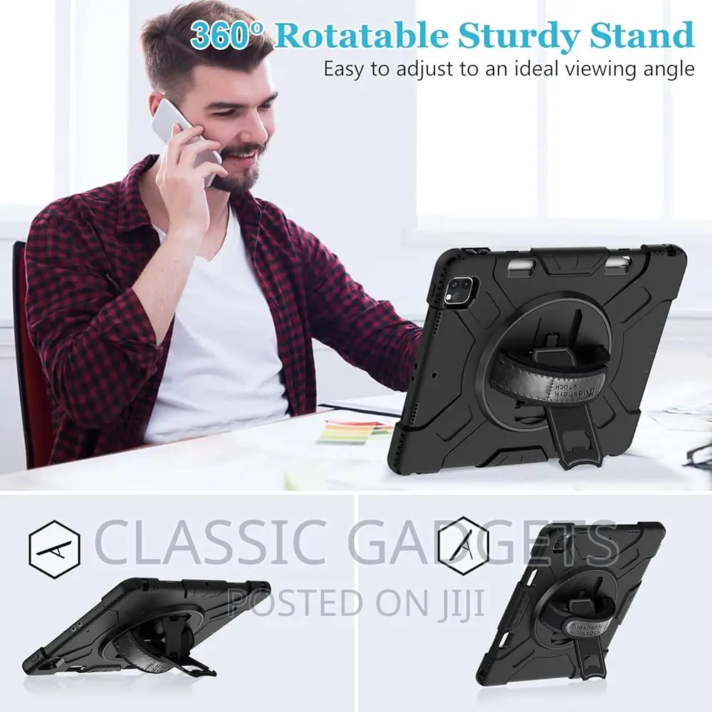 Military Grade Defender Case for iPad Air 13/Pro 13” M4/ M5 2024/2025