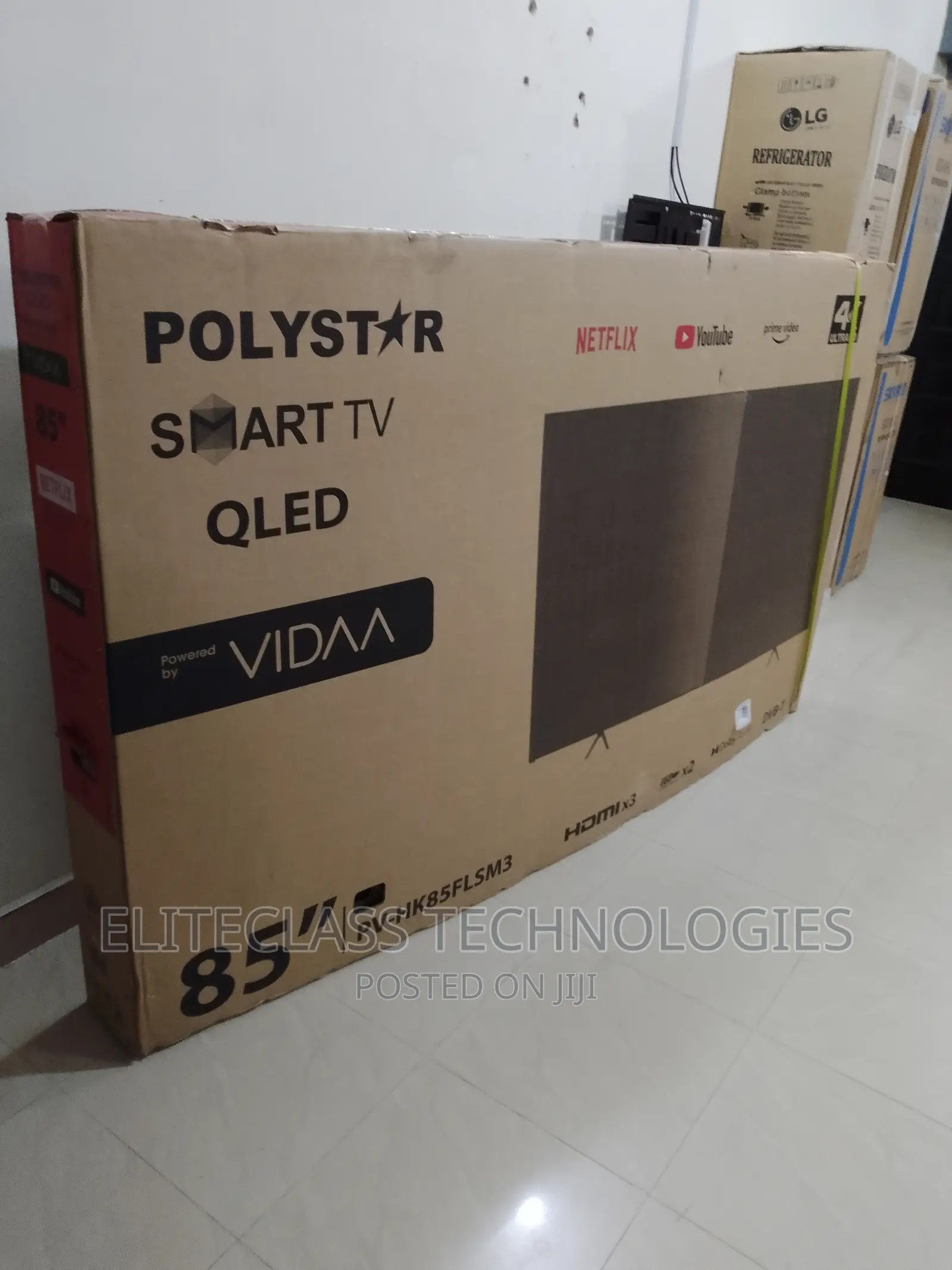 Polystar 85” Smart LED Ultra HD TV