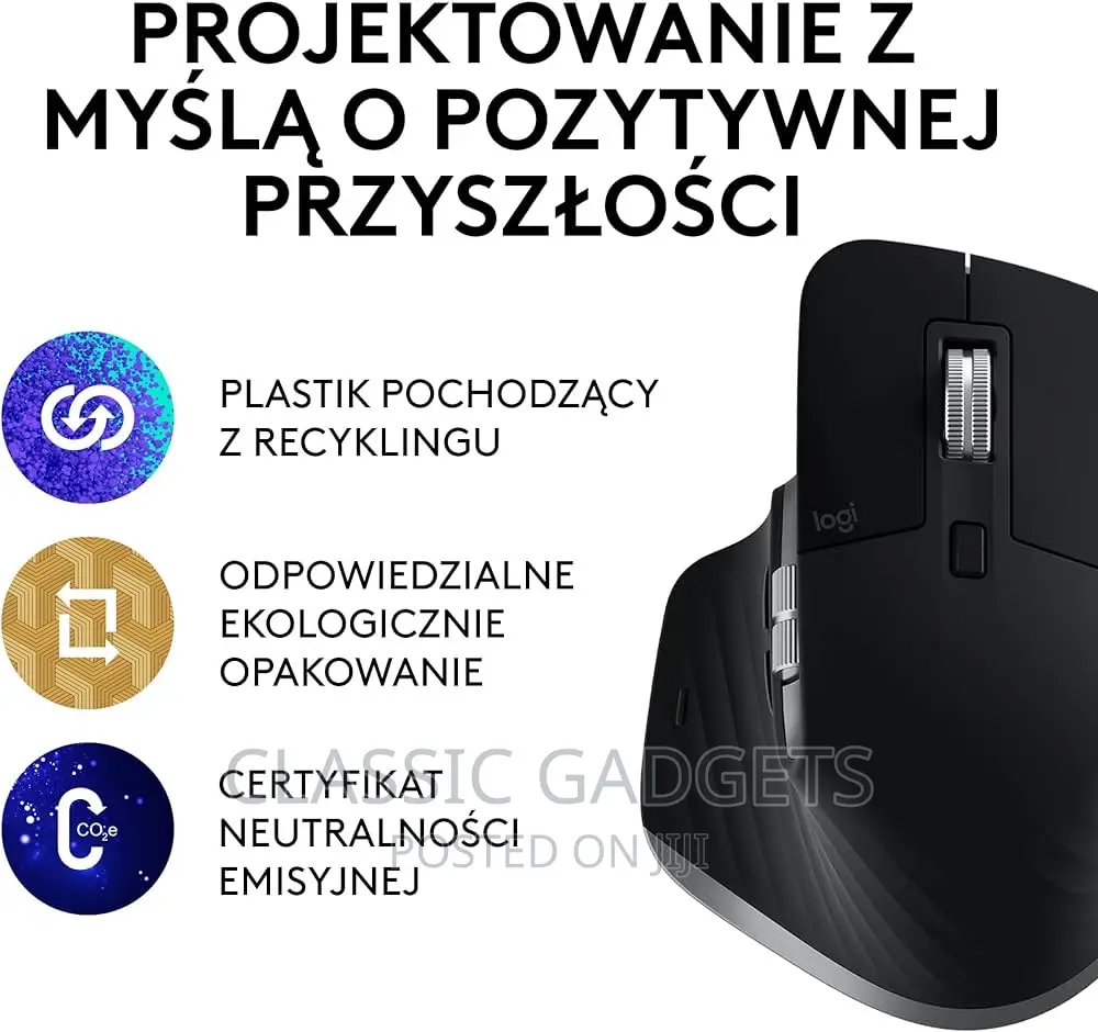 Logitech MX Master 3S for Mac- Wireless Bluetooth Mouse