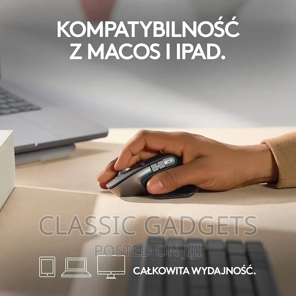 Logitech MX Master 3S for Mac- Wireless Bluetooth Mouse