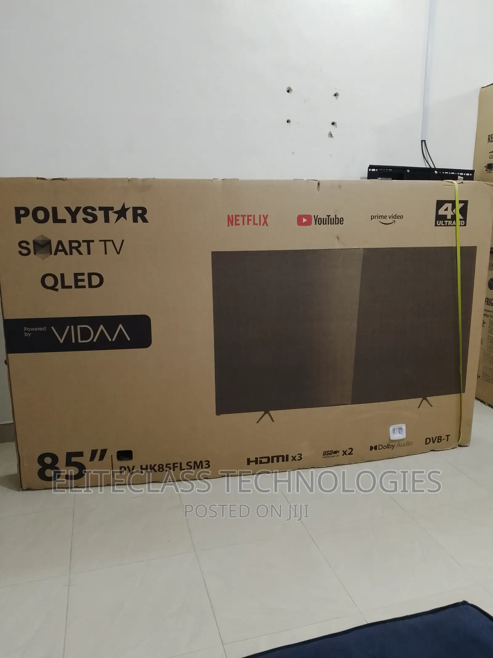 Polystar 85” Smart LED Ultra HD Frameless TV
