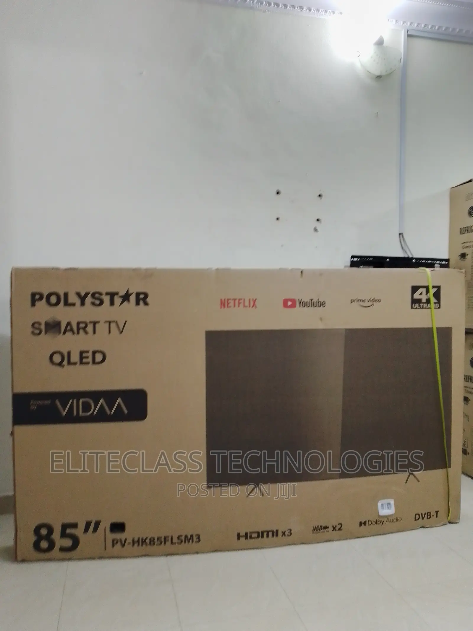Polystar 85” Smart LED Ultra HD (Frameless Tv)