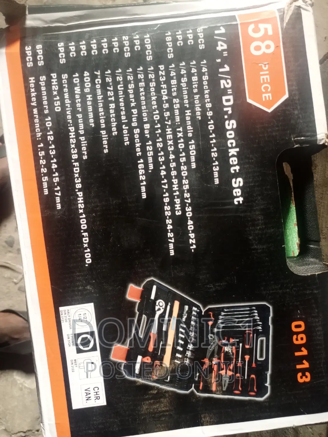 58 Pieces of Tools Set