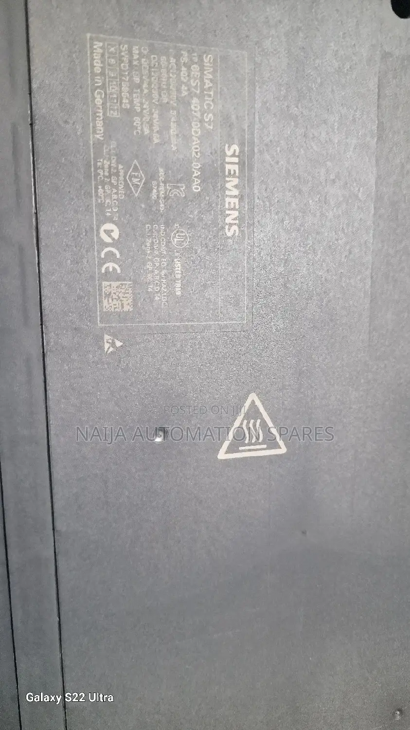 Siemens S7- 400, Power Supply |6es7407-0da02-0aa0|