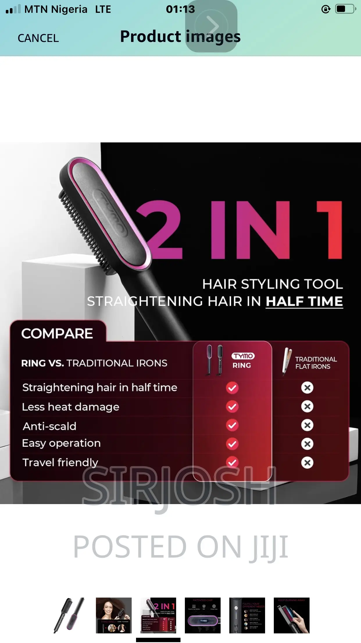 Hot Comb Hair Straightner