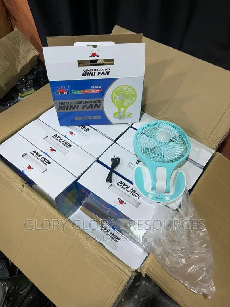 *Led Light And Mini Fan