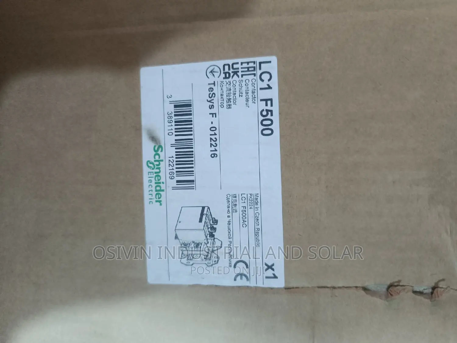 Schneider Contactor Lc1 F500 3pole 700amps