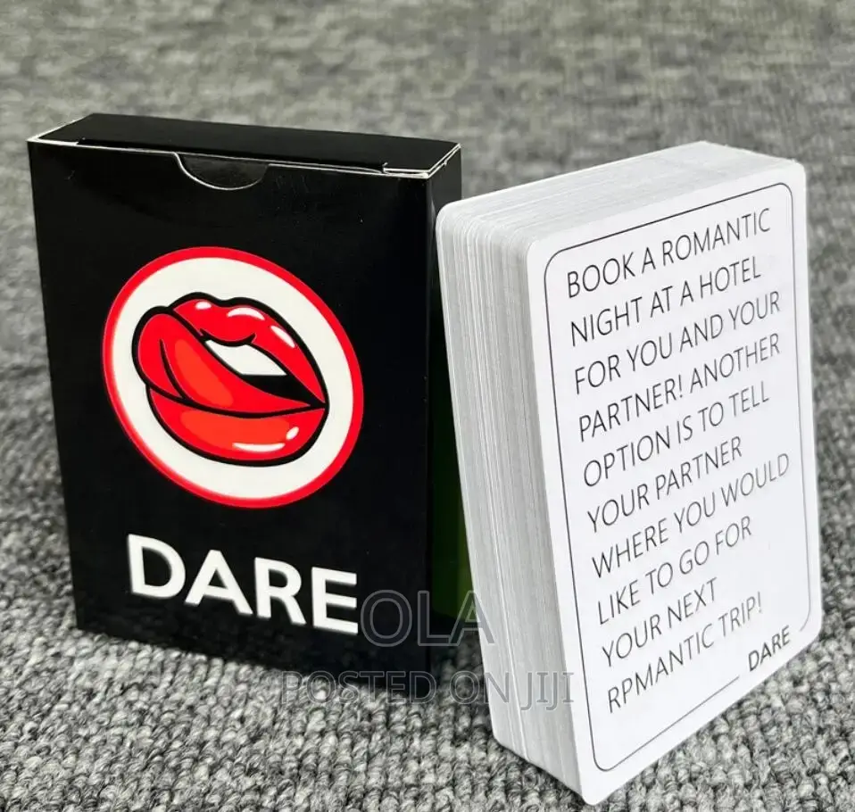 Talk Flirt Dare Game Card