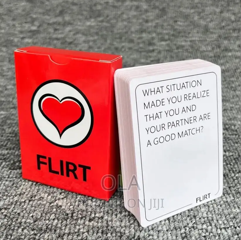 Talk Flirt Dare Game Card
