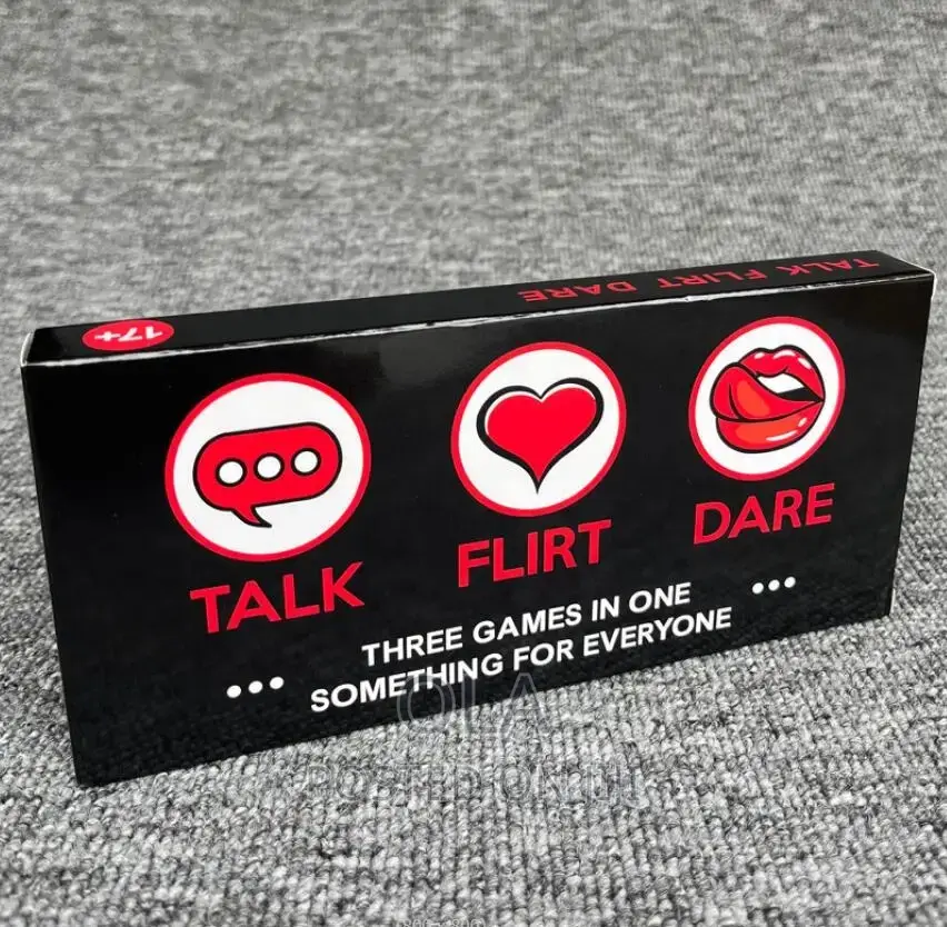 Talk Flirt Dare Game Card