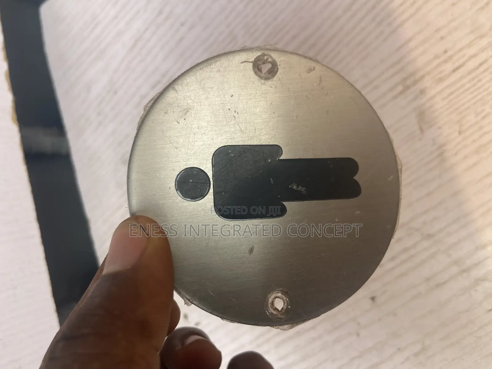 Stanley Stainless Male Toilet Sign Plate