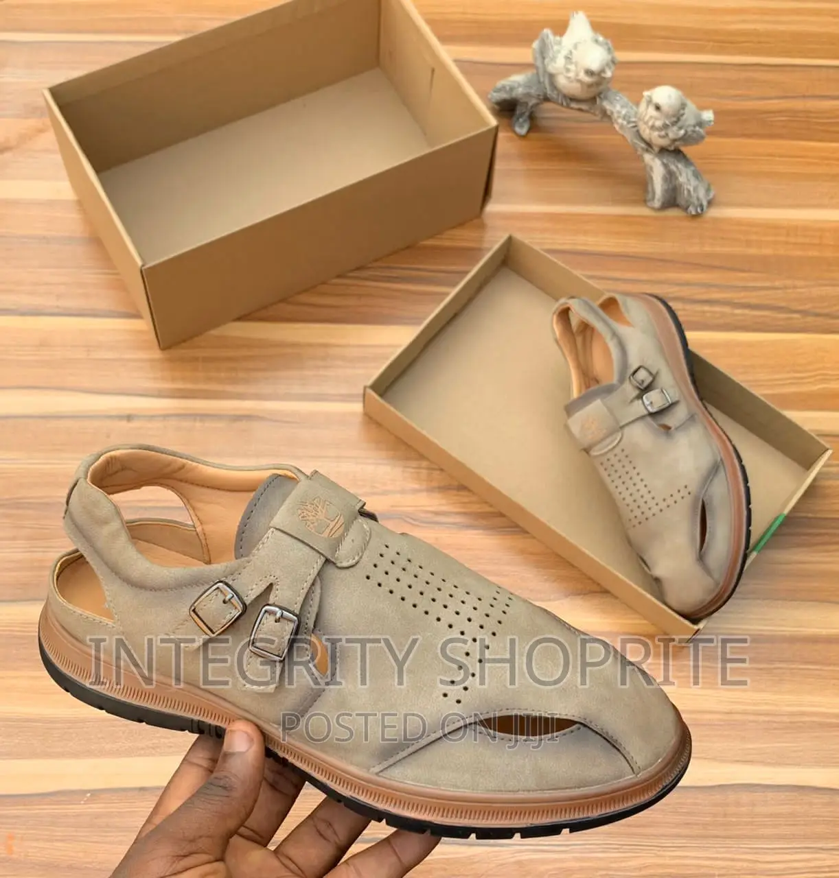 Men's Premium Leather Sandal - Brown