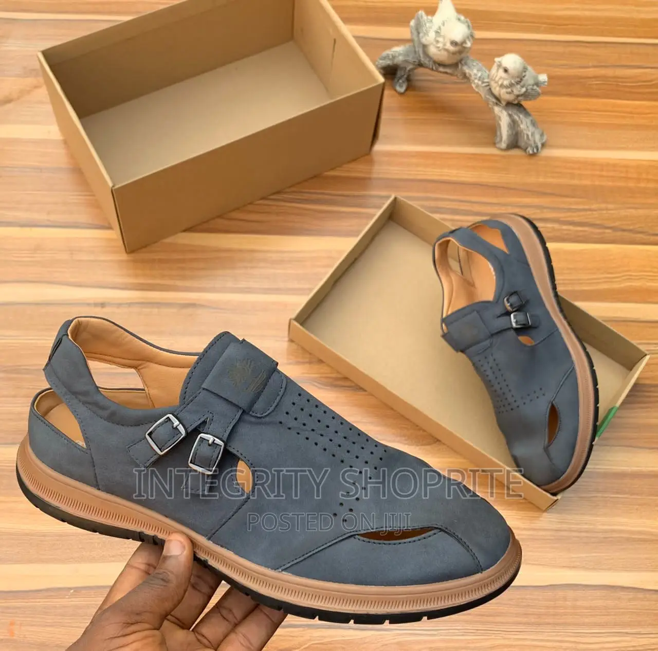 Men's Premium Leather Sandal - Brown
