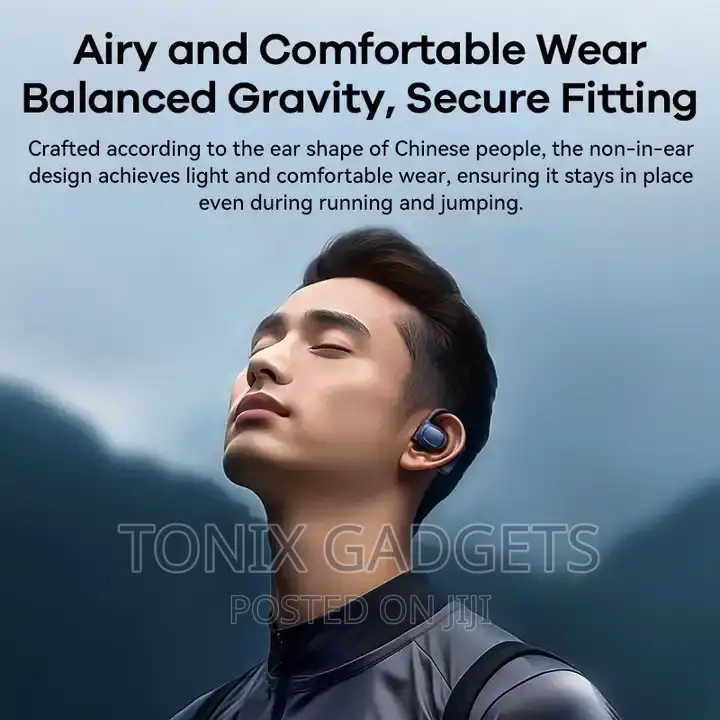OWS Open Comfort Bluetooth Earphones (Purple/Orange/White)