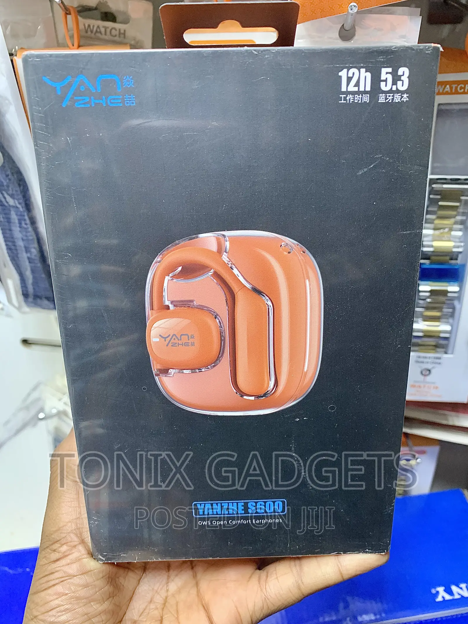 OWS Open Comfort Bluetooth Earphones (Purple/Orange/White)