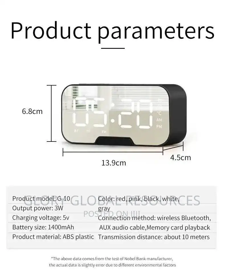 Multifunctional Rechargeable Stereo Bass-Heavy Bluetooth