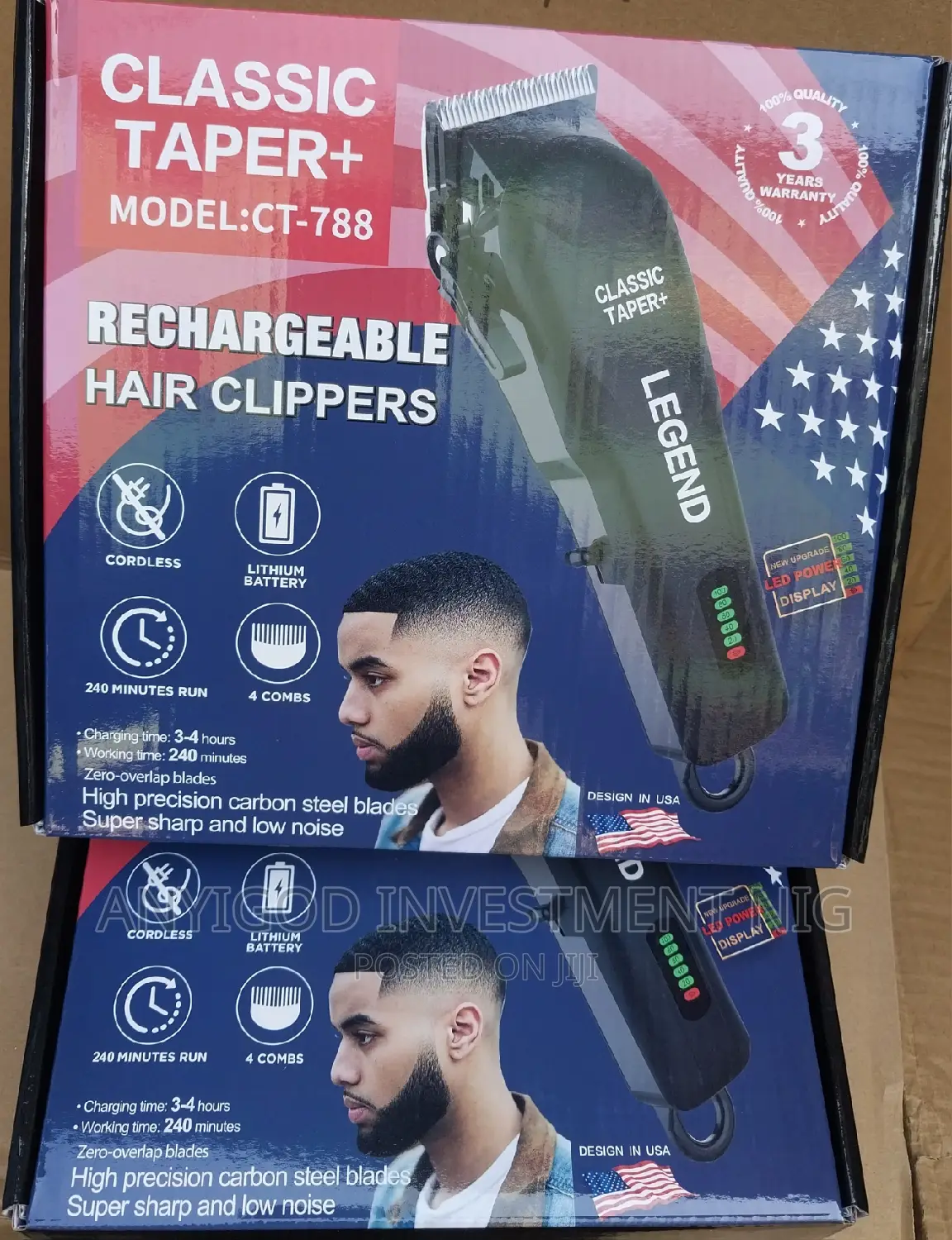 Classic Taper + Rechargeable Hair Clipper