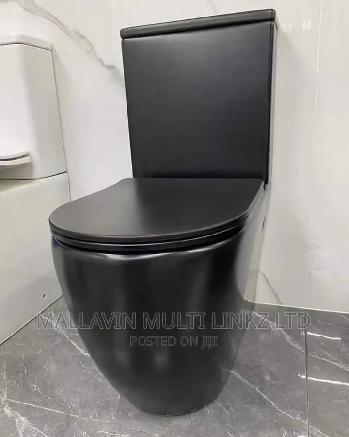 Matte Black Round Wc Sets