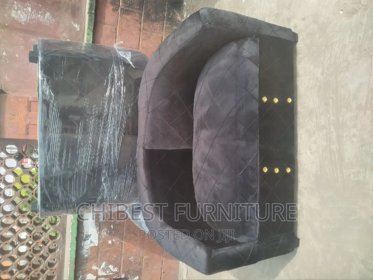 Quality Double Seater Ulphostery Padded Sofa Fabric Chair