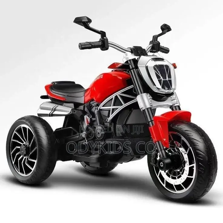 Kids Electric Motorcycle 3-Wheel Plastic PP Material