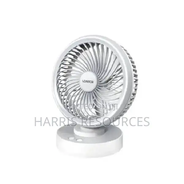 Lontor 6" Rechargeable Mini Smart -Rotating Fan- 2400mah