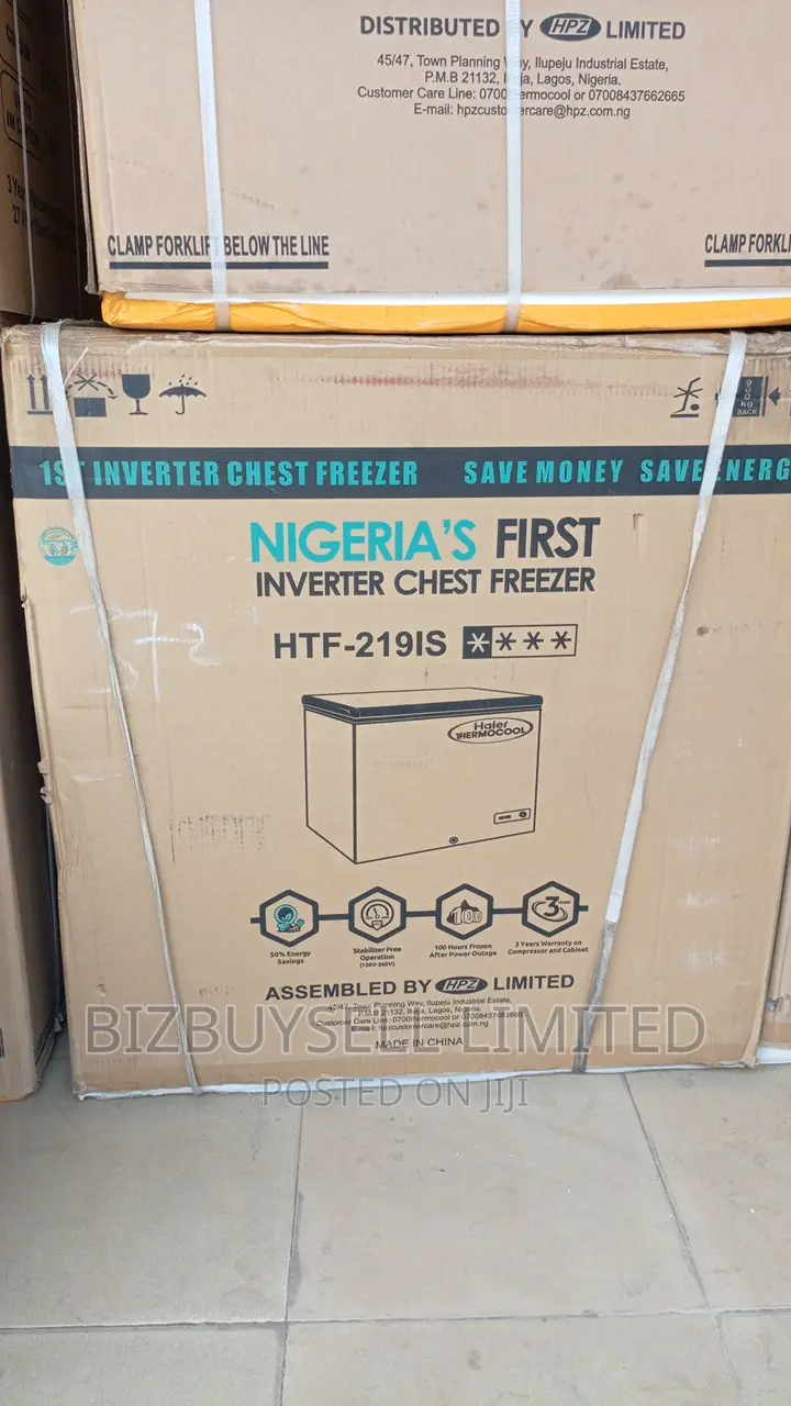 219l Haier Thermocool Inverter Chest Freezer.